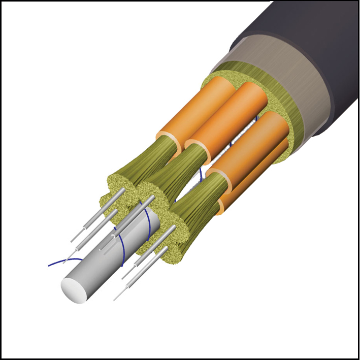 Cable Optral Interior Exterior